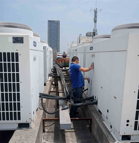 广河中央空调制热和不制冷系统维修方法